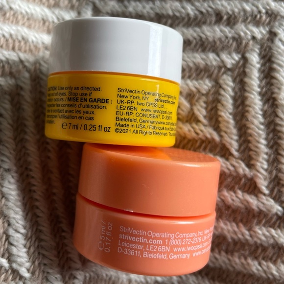 Set 2 StriVectin Contour Restore Face Cream 7 ml & Vitamin C Eye Cream 5 ml - Picture 2 of 8